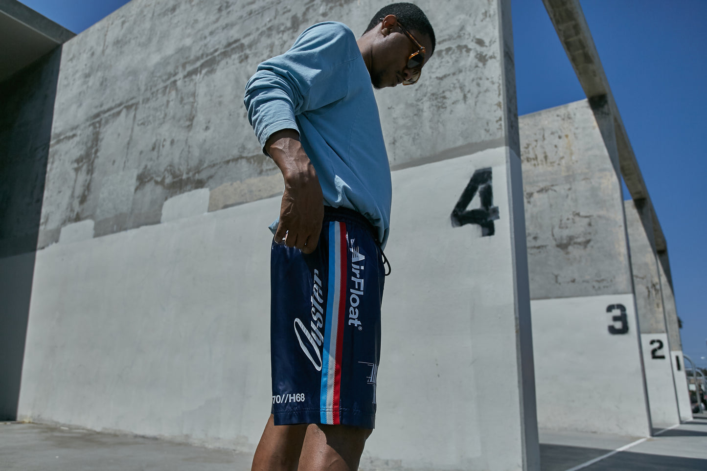 AIRFLOAT HANDBALL SHORT (NAVY)