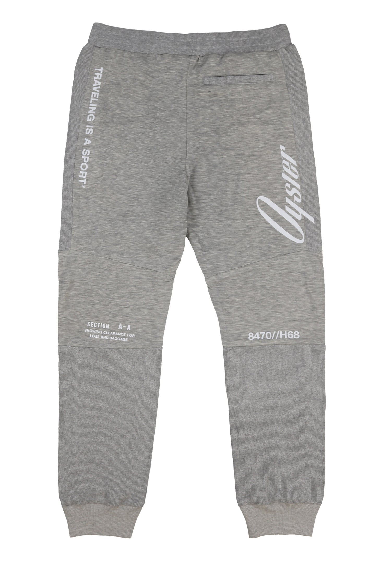 AirFloat Sweatpants (Grey Melange/Blue/Cream)