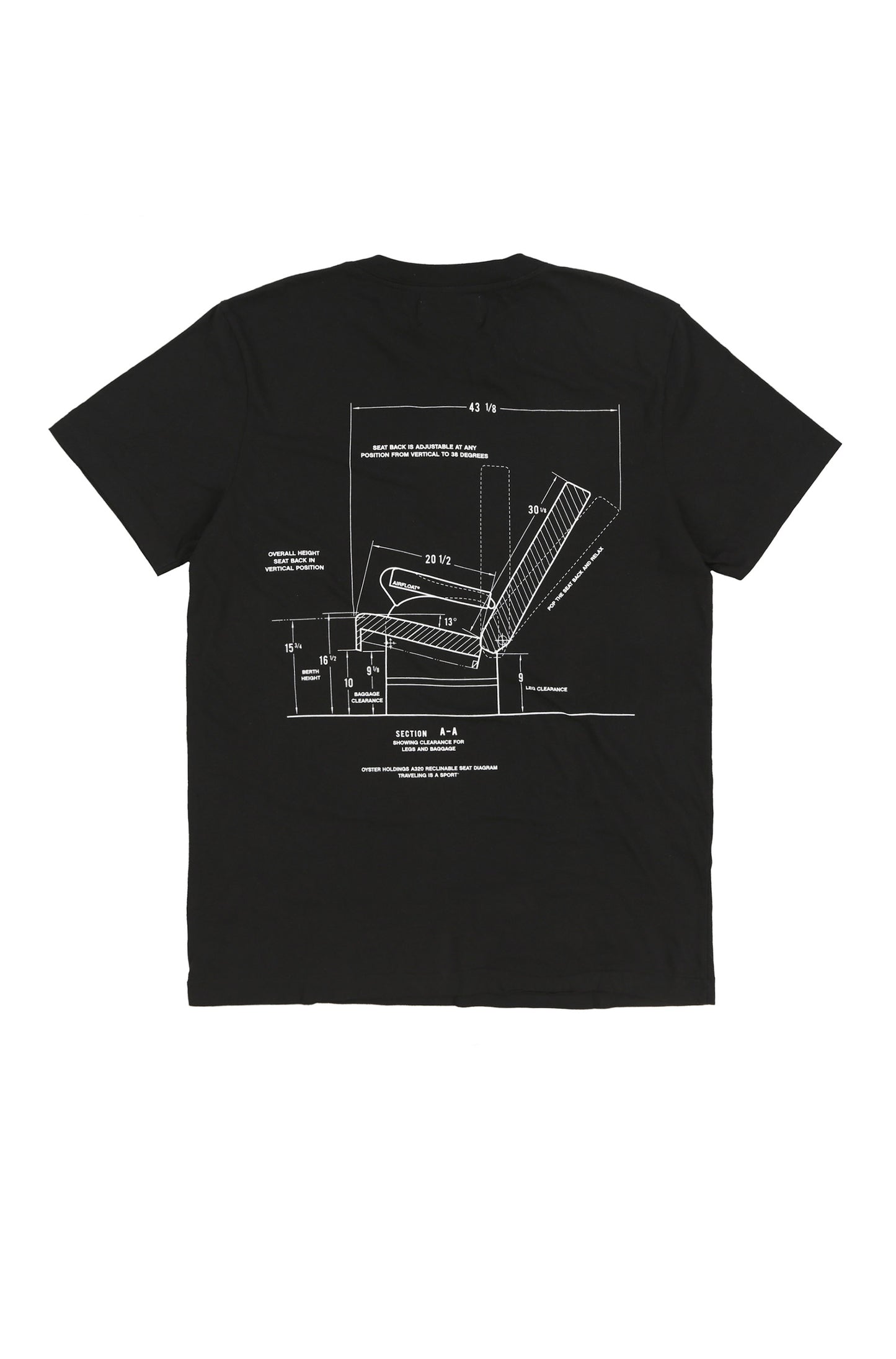 Recline T black