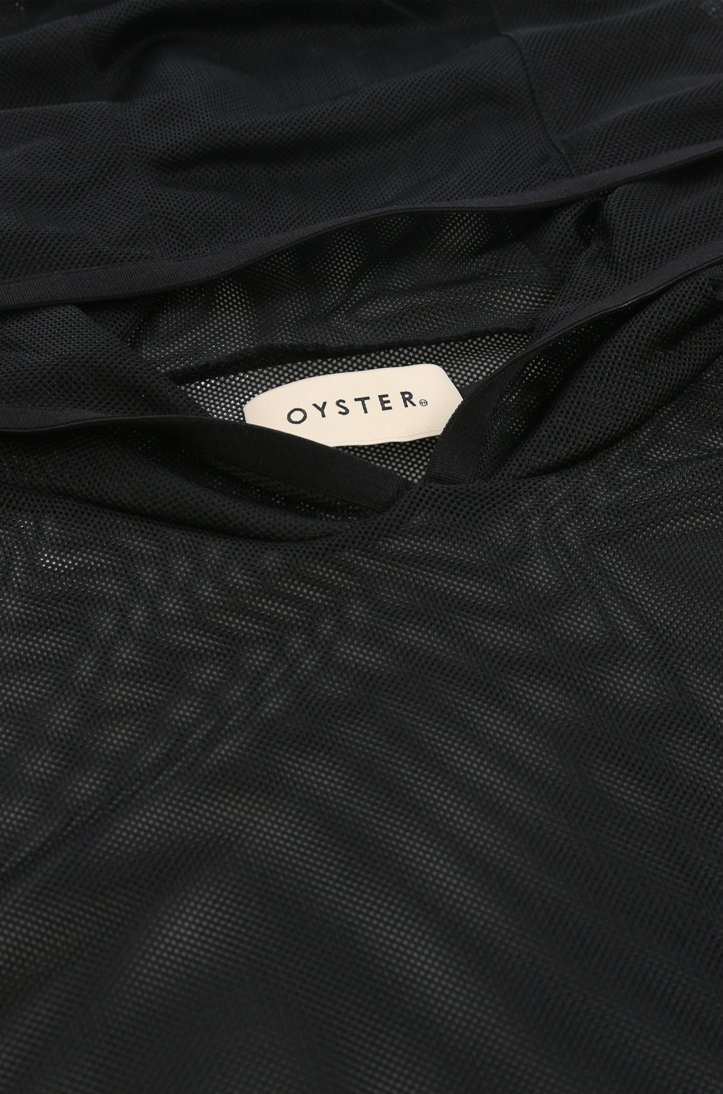 Oyster Mesh Hoodie (Black)