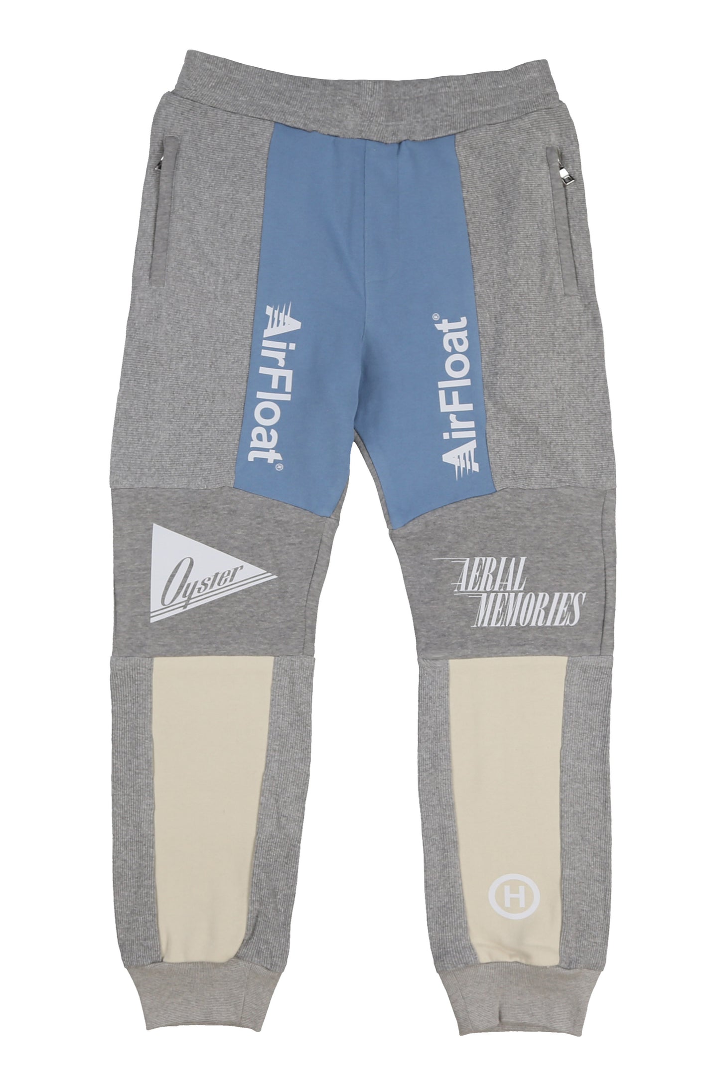 AirFloat  Sweatpants (Grey Melange/Blue/Cream)