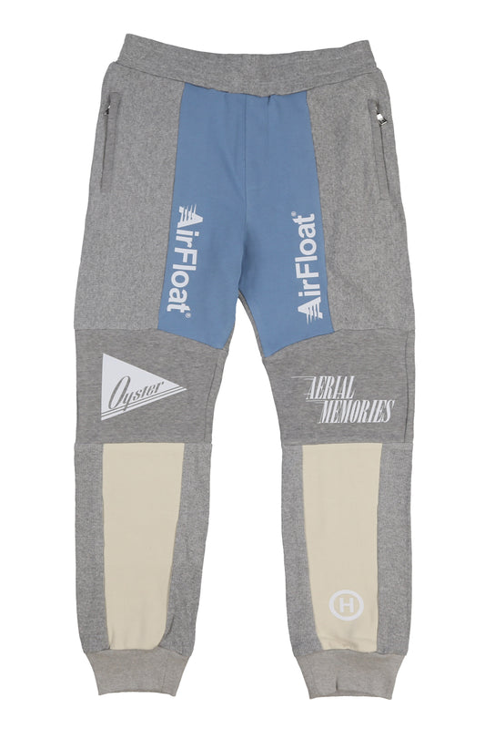 AirFloat  Sweatpants (Grey Melange/Blue/Cream)