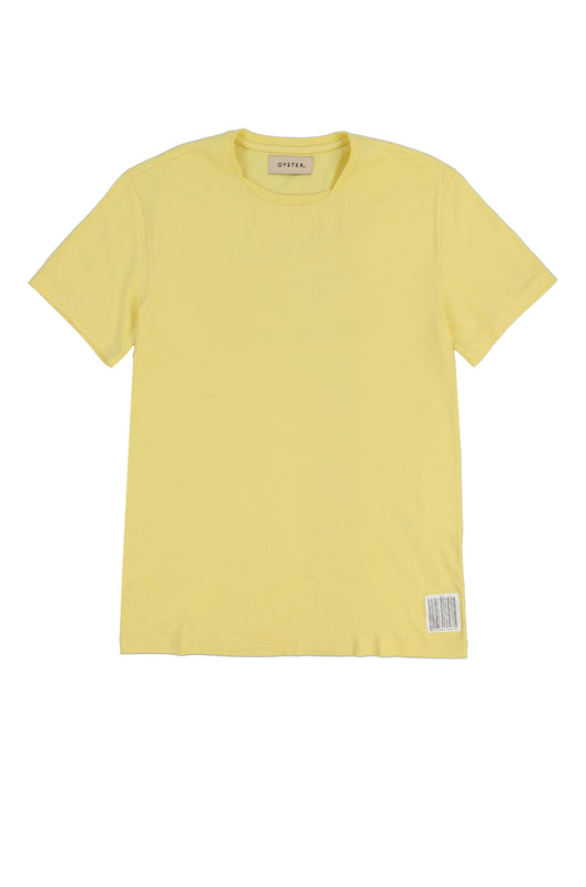 OYSTER NECK LAYERING TEE (YELLOW)