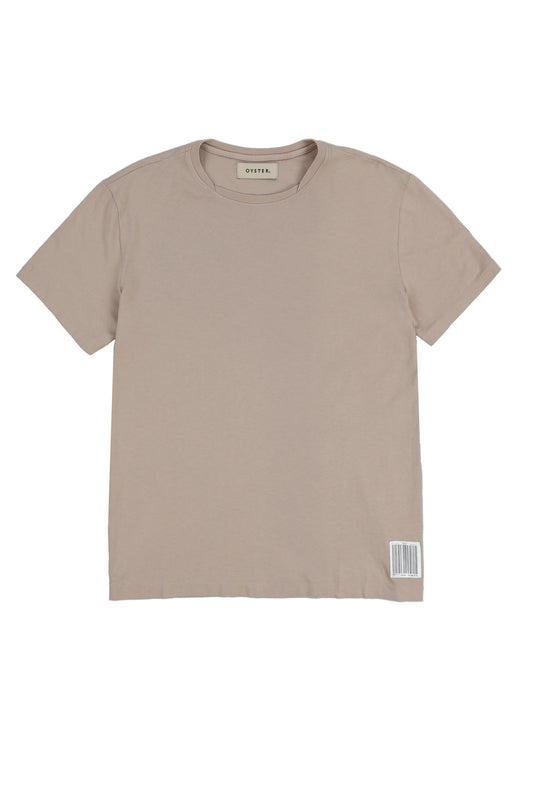 OYSTER NECK LAYERING TEE (NUDE)