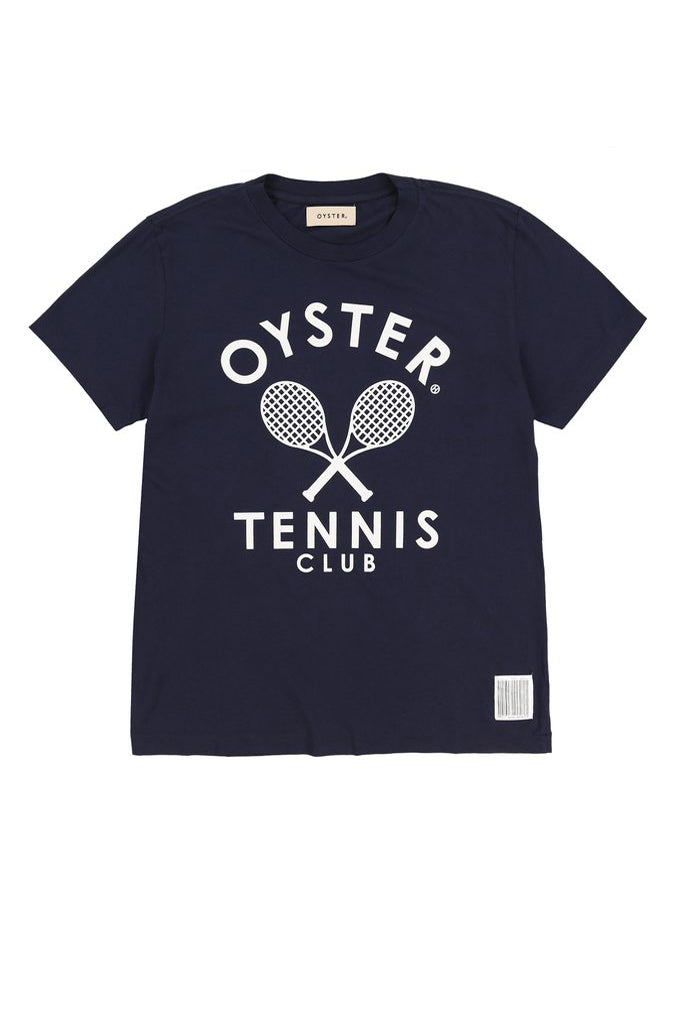 OYSTER TENNIS TEE (NAVY)
