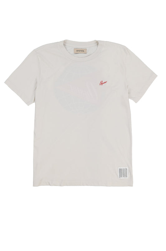 OYSTER PENNANT TEE (VINTAGE WHITE)