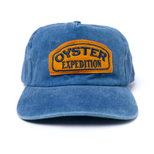 Oyster Expedition Snapback (Washed Blue)