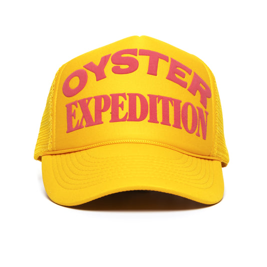Oyster Expedition Trucker Hat (Mango Strawberry)