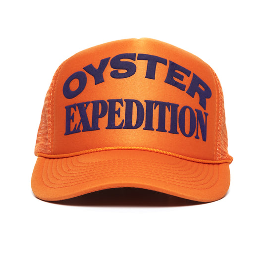 Oyster Expedition Trucker Hat (Papaya Grape)