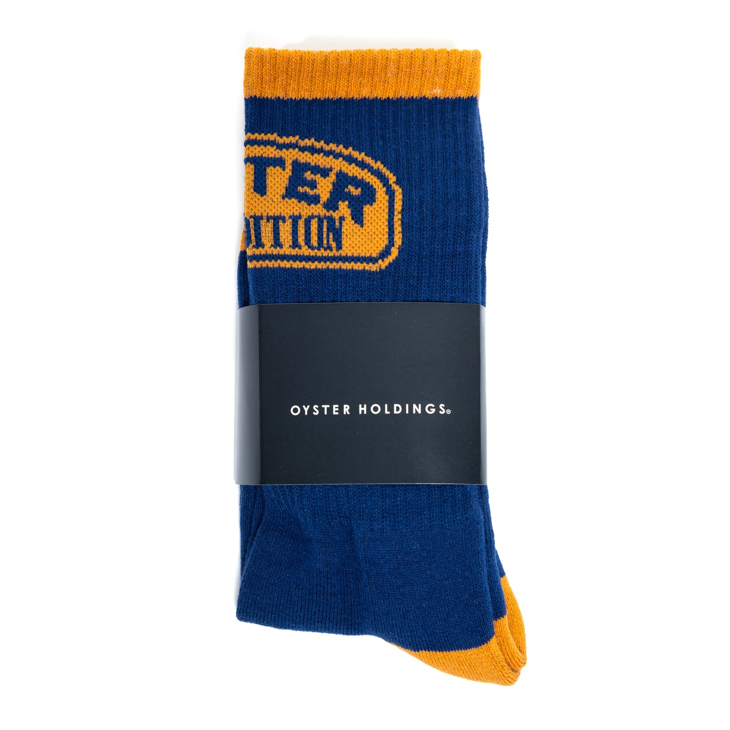 Oyster Expedition Socks (Navy/Yellow)