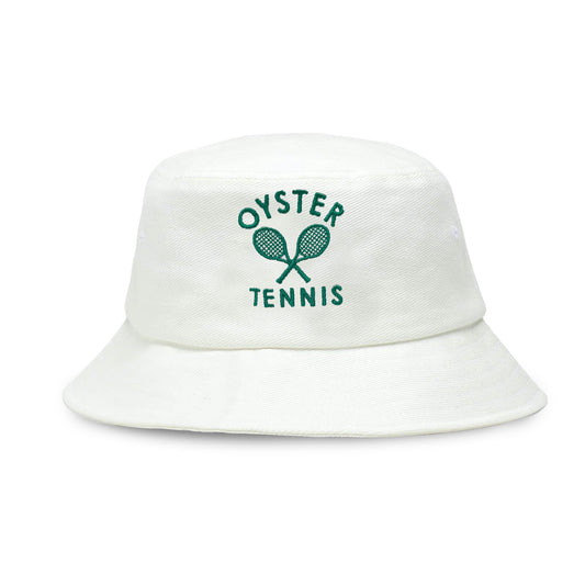 Oyster Tennis Club Bucket Hat (White)